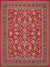 Isfahan Elegance Collection Area Rug - Naghsh-e Jahan (Red) Rectangle Red Main