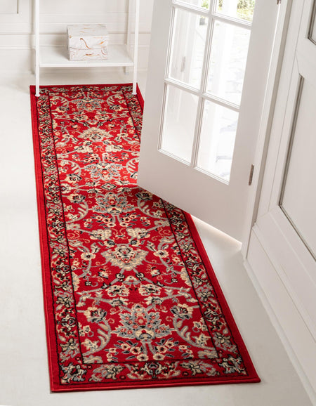 Isfahan Elegance Collection Area Rug - Naghsh-e Jahan (Red)