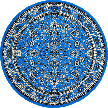 Isfahan Elegance Collection Area Rug - Naghsh-e Jahan (Dark Blue)