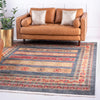 Zagros Oasis Collection Area Rug -  Khorramabad Square Blue  lifestyle 48