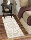 Andes Summit Collection Area Rug -  Chimborazo Runner White Brown  lifestyle 47