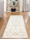 Andes Summit Collection Area Rug -  Chimborazo Runner White Brown  lifestyle 55