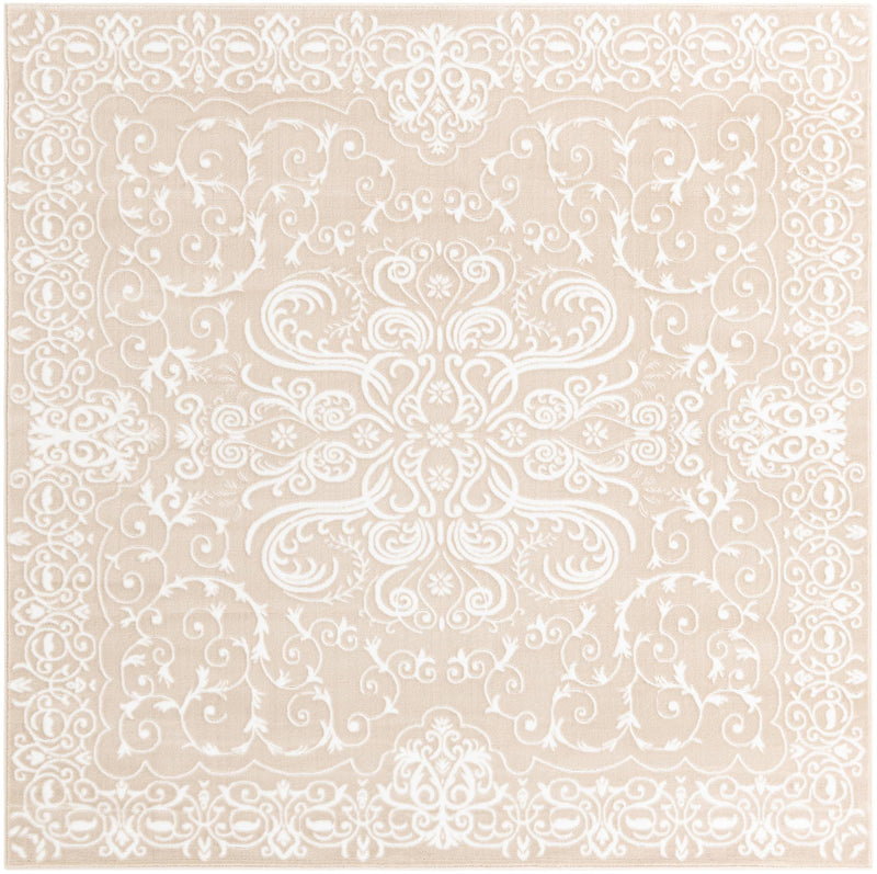 Andes Summit Collection Area Rug -  Lanín Square Beige  lifestyle 17