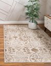 Andes Summit Collection Area Rug -  Merida Rectangle Dark Beige  lifestyle 2