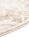 Andes Summit Collection Area Rug -  Merida Round Dark Beige  lifestyle 43