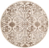 Andes Summit Collection Area Rug -  Merida Round Dark Beige  lifestyle 12