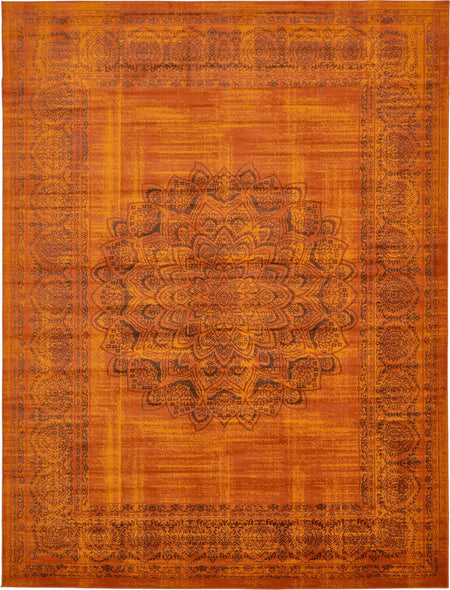 Ankara Elegance Collection Area Rug -  Mardin (Terracotta)