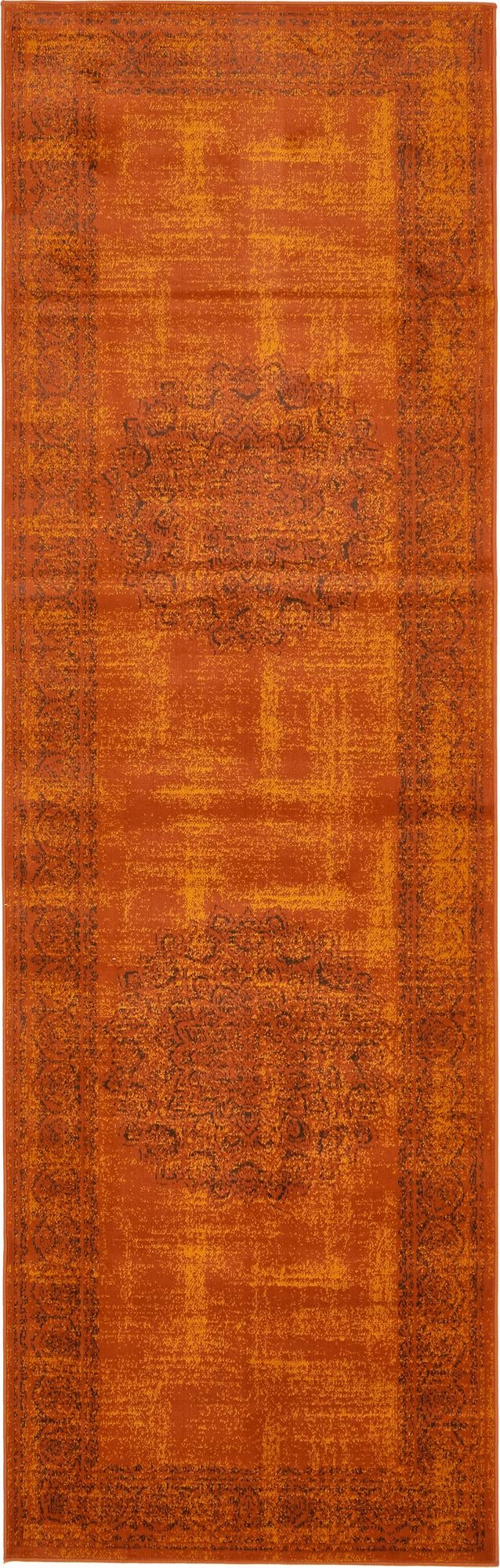 Ankara Elegance Collection Area Rug -  Mardin (Terracotta)