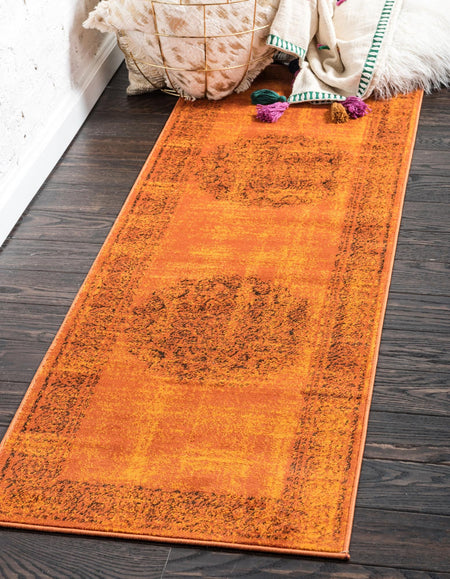 Ankara Elegance Collection Area Rug -  Mardin (Terracotta)