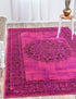 Ankara Elegance Collection Area Rug -  Mardin (Fuchsia)