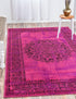 Ankara Elegance Collection Area Rug -  Mardin (Fuchsia)