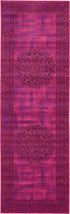 Ankara Elegance Collection Area Rug -  Mardin (Fuchsia)