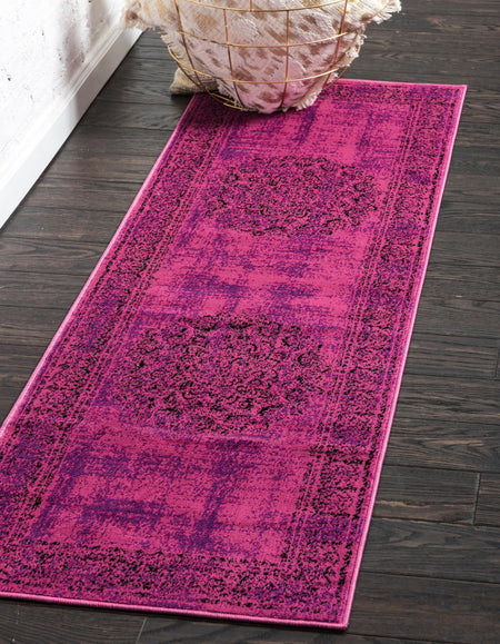 Ankara Elegance Collection Area Rug -  Mardin (Fuchsia)