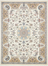 Persian Elegance Collection Area Rug -  Qom Rectangle Ivory Main