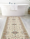 Persian Elegance Collection Area Rug -  Qom Runner Ivory  lifestyle 138