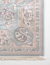 Persian Elegance Collection Area Rug -  Qom Rectangle Blue  lifestyle 28