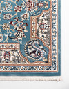 Persian Elegance Collection Area Rug -  Qom Rectangle Blue  lifestyle 68