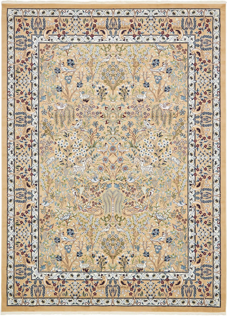 Persian Elegance Collection Area Rug -  Kerman (Beige)