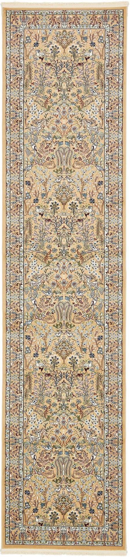 Persian Elegance Collection Area Rug -  Kerman (Beige)