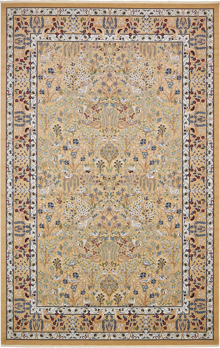 Persian Elegance Collection Area Rug -  Kerman (Beige)