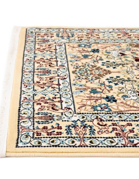 Persian Elegance Collection Area Rug -  Kerman (Beige)