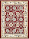 Persian Elegance Collection Area Rug -  Mashhad Rectangle Burgundy  lifestyle 4