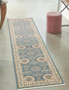 Persian Elegance Collection Area Rug -  Mashhad Runner Blue  lifestyle 51