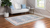 Persian Elegance Collection Area Rug -  Mashhad Rectangle Blue  lifestyle 7