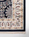 Persian Elegance Collection Area Rug -  Mashhad Rectangle Navy Blue  lifestyle 18