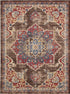 Eden Oasis Collection Area Rug -  Tranquility (Chocolate Brown)