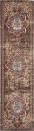 Eden Oasis Collection Area Rug -  Tranquility (Chocolate Brown)