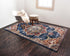 Eden Oasis Collection Area Rug -  Tranquility (Dark Blue)