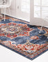 Eden Oasis Collection Area Rug -  Tranquility (Dark Blue)