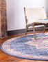 Eden Oasis Collection Area Rug -  Tranquility (Dark Blue)