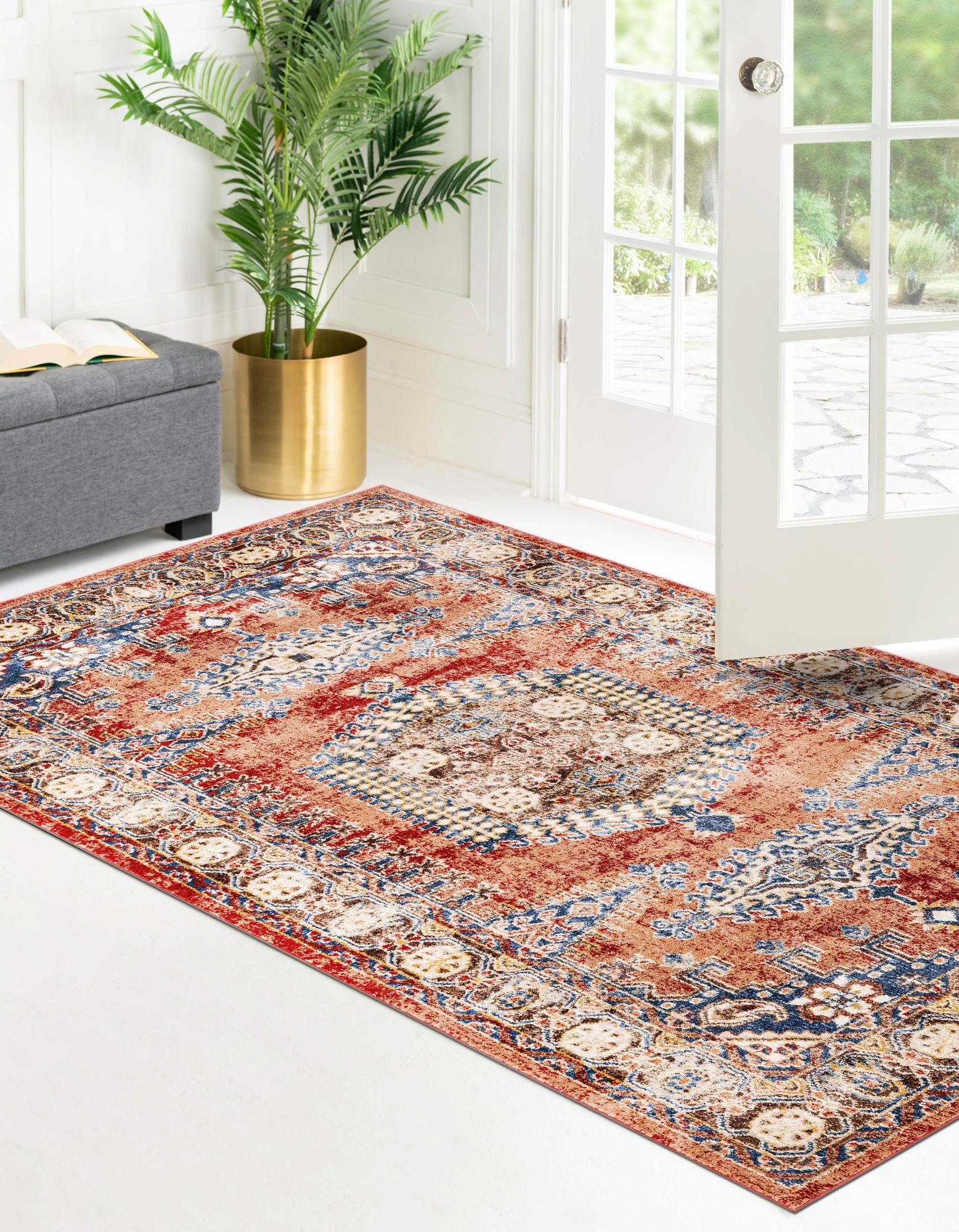 Eden Oasis Collection Area Rug -  Refuge (Terracotta)