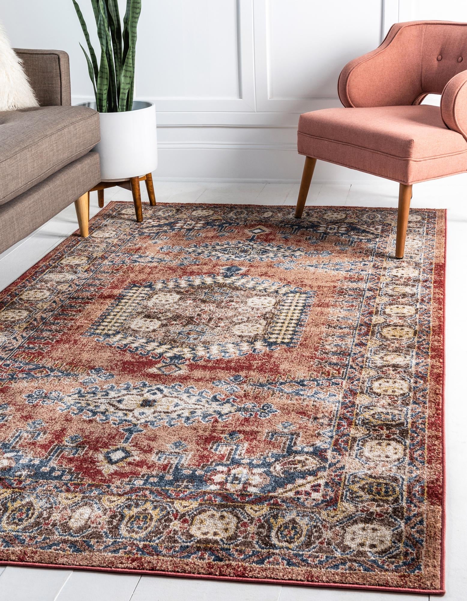 Eden Oasis Collection Area Rug -  Refuge (Terracotta)