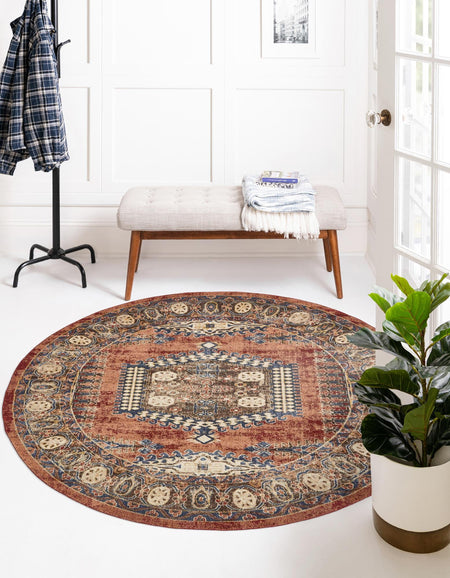 Eden Oasis Collection Area Rug -  Refuge (Terracotta)