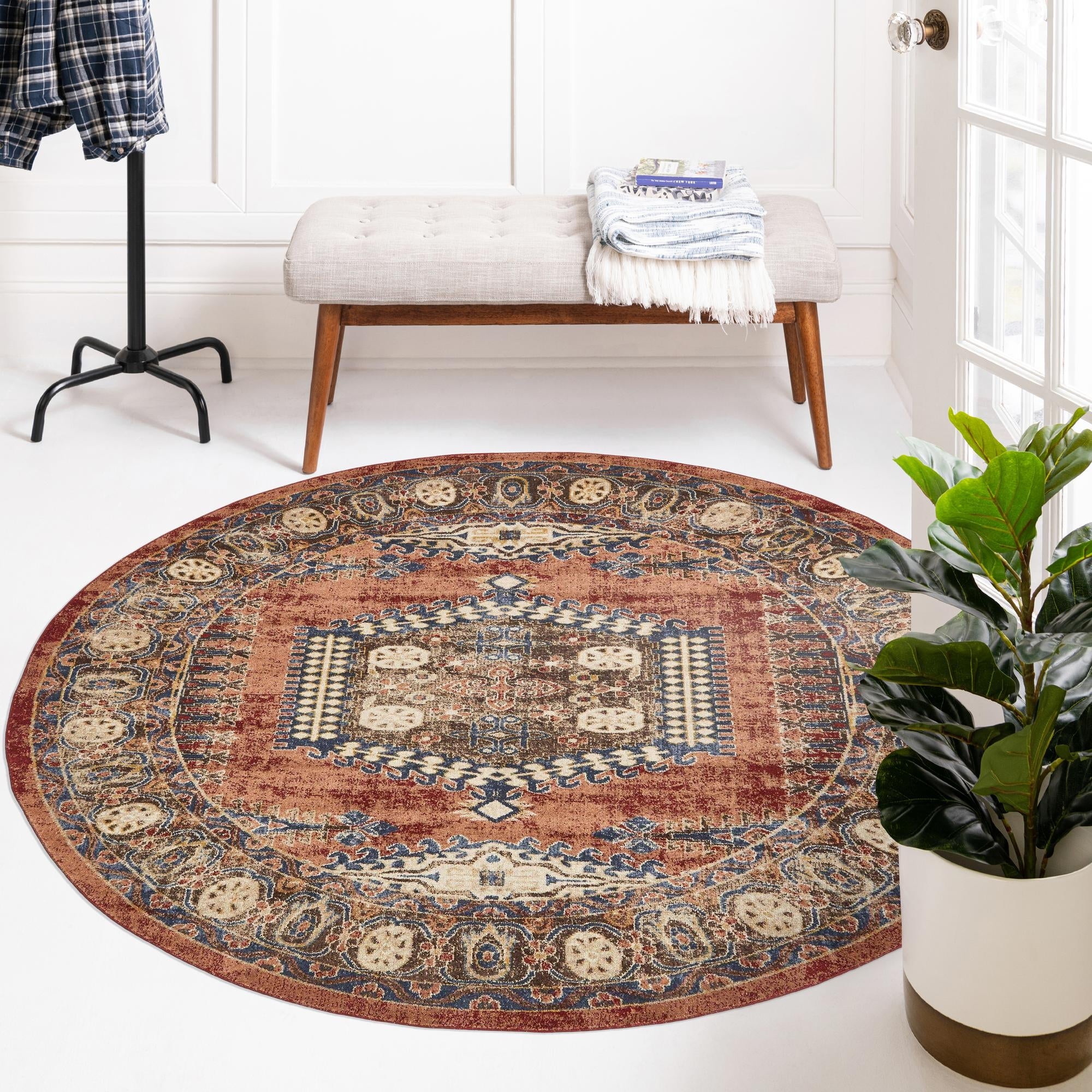 Eden Oasis Collection Area Rug -  Refuge (Terracotta)