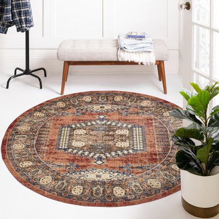 Eden Oasis Collection Area Rug -  Refuge (Terracotta)