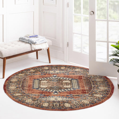 Eden Oasis Collection Area Rug -  Refuge (Terracotta)