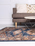 Eden Oasis Collection Area Rug -  Refuge (Dark Blue)