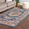 Eden Oasis Collection Area Rug -  Refuge (Blue) Rectangle Blue  lifestyle 17