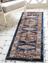 Eden Oasis Collection Area Rug -  Refuge (Blue) Runner Blue  lifestyle 24