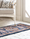 Eden Oasis Collection Area Rug -  Refuge (Blue) Runner Blue  lifestyle 36