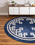 Aegean Labyrinth Collection Area Rug -  Rhodes