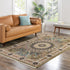 Persian Elegance Collection Area Rug -  Hamedan (Green)