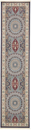 Persian Elegance Collection Area Rug -  Hamedan (Navy Blue) Runner Navy Blue  lifestyle 2