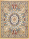 Persian Elegance Collection Area Rug -  Hamedan (Beige) Rectangle Beige Main