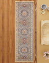 Persian Elegance Collection Area Rug -  Hamedan (Beige) Runner Beige  lifestyle 20