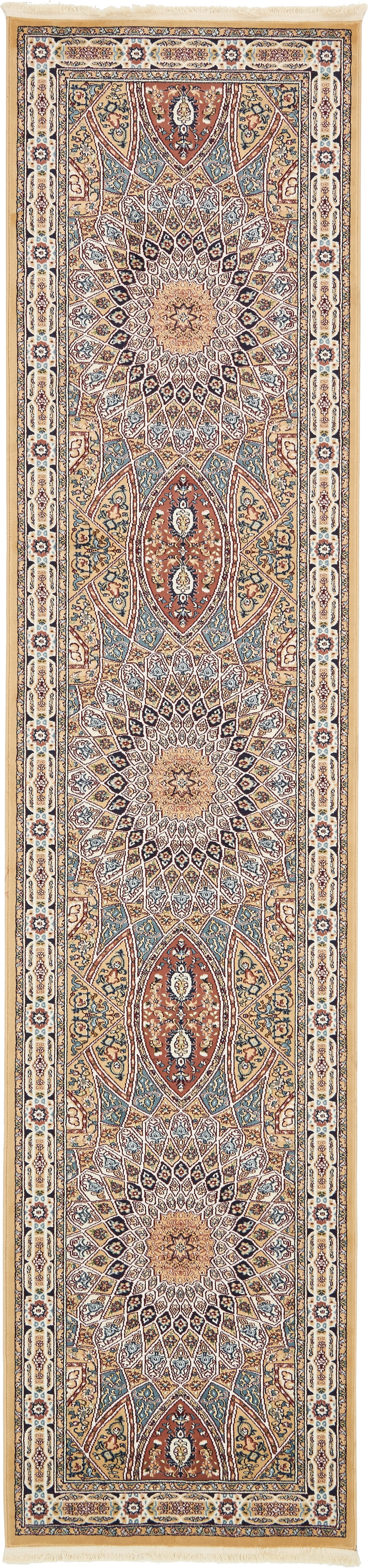 Persian Elegance Collection Area Rug -  Hamedan (Beige)